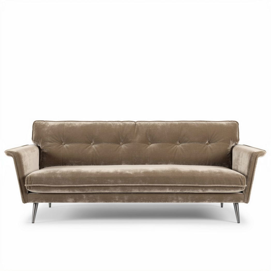 Sofa z tkaniny do wypoczynku w salonie -200 x 85 x 80cm